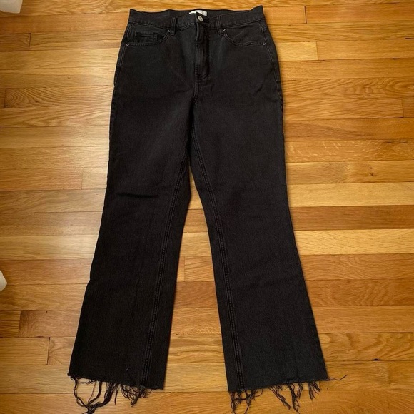 PACSUN high rise raw hem jeans - Picture 3 of 3